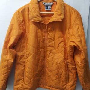 Columbia vertex core orange jacket